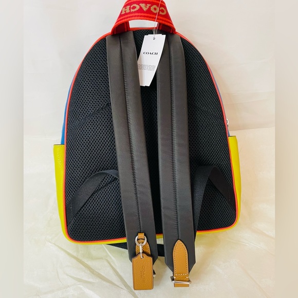 NWT Coach Court Backpack in Colorblock - Picture 8 of 10